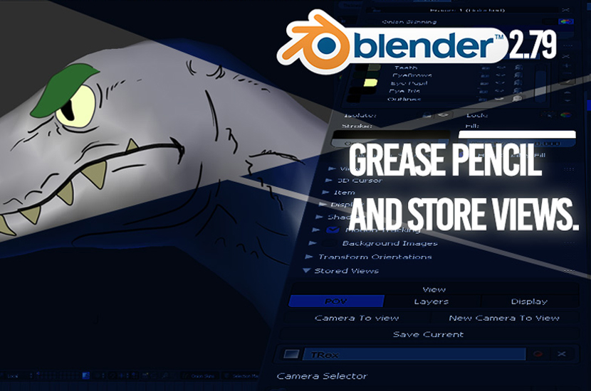 Grease Pencil and Store view tutorial