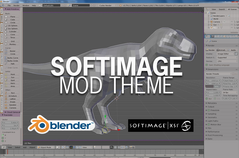 Blender - Softimage Mod Theme