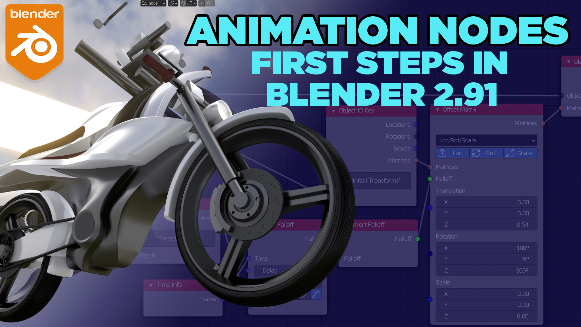 Animation Nodes in Blender  – Install and easy project – 3DCineTV